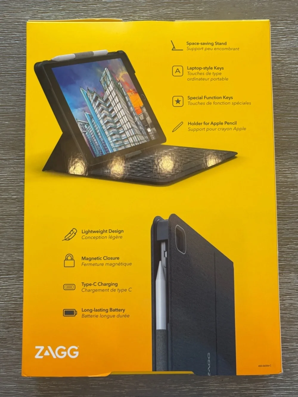 ZAGG Messenger Folio 2 Bluetooth Keyboard Case for iPad